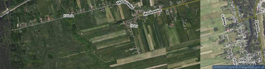 Zdjęcie satelitarne Poprzeczna ul.